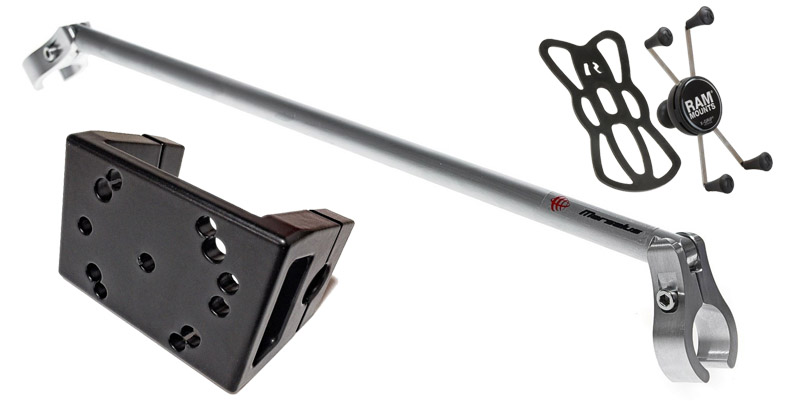 Hrazdy a držáky, adaptéry GPS