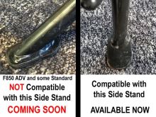 Rozšíření bočního stojanu pro BMW F850/750GS stříbrný (1)