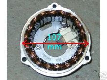 Alternátor s elektronickým zapalováním BMW /6/7 - 107 mm  s dvojitým zapalováním (4 svíčky) (7)