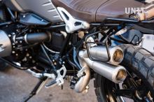 Plátěné boční brašny Unitgarage s nosičem BMW R NineT (1)