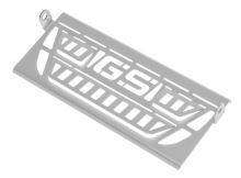 Kryt olejového chladiče BMW R1200 GS/A 2008-2012, stříbrný