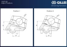 Zvýšení řídítek GILLES TOOLING, BMW F850 GS, F900 R , XR (2)