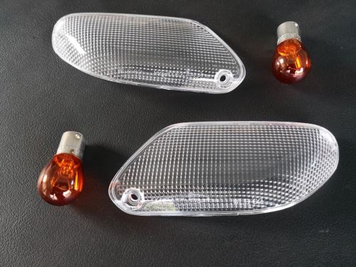 Skla blinkru BMW K100, K1100 RS, čiré