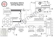Alternátor s elektronickým zapalováním BMW R75 WH (2)
