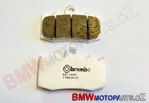 Brzdové destičky Brembo 07BB26LA BMW R1200, Přední