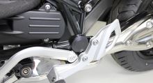 Záslepka rámu velká BMW R12, NineT, R1200 GS/A, R, S, ST, levá, černá