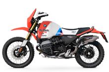 Palivová nádrž Unitgarage zvětšená, BMW R12 G/S, bílo-červená (2)