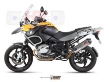 Koncovka výfuku BMW R1200GS MIVV &quot;dvouvačka&quot; Titanium oval karbon