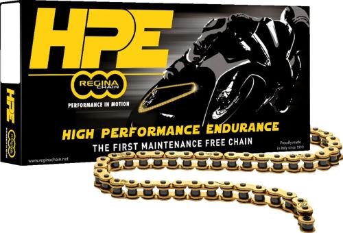 Řetěz Regina 525 HPE, 128 článků, BMW S1000 XR, zlatý