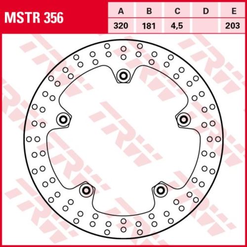 Brzdový kotouč přední TRW MSTR356