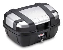 Horní kufr (topcase) Givi TRK52N Trekker Monokey, černý s stříbrným hliníkovým víkem