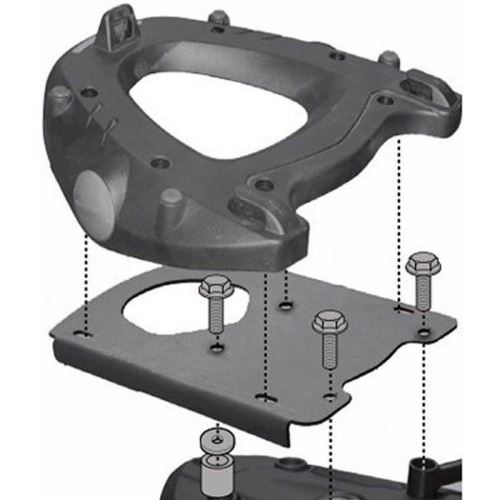 Nosič horního kufru (topcasu) s plotnou Givi pro BMW F650 GS Twin, F700 GS, F800 GS