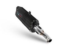 Koncovky výfuků GPR E5.BMW.50.HYSOBLK Hyper Sonic Titanium, BMW K1600 GT (2022 - 2024), černý (2)