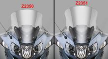 Plexi ZTechnik Z2351 Touring, BMW R1200 RT LC, R1250 RT, čiré (3)