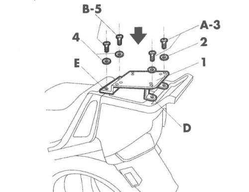 Montážní sada Top Master Shad W0R16T BMW K1100 LT, R1100 RT, R1150 RT