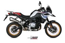 Koncovka výfuku MIVV DELTA RACE B.033.LDRX Stainless Steel / Carbon cap BMW F750 GS, F850 GS (1)