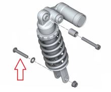 Šroub zadního tlumiče M10x55 10.9 ZNS3