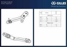 Řadící a brzdová páka GILLES TOOLING, BMW R1300 GS (3)