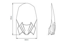 Plexi PUIG 20361 Touring, BMW F900 R (2)