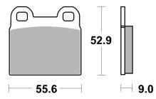 Brzdové destičky přední Brembo 07GR6007, BMW R45, R65 (1)
