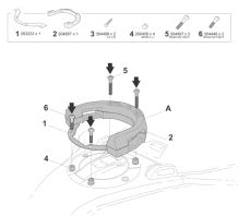 Montážní sada (podkova) Click System SHAD W012CS, BMW R1300 GS Adventure (3)