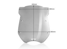 Plexi WRS BM003 TOURING, BMW R1200 R 2006 - 2014 (2)